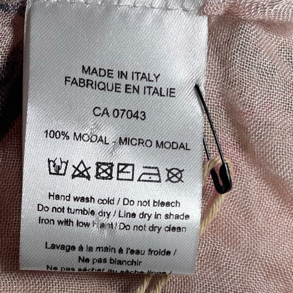 Kikka Mia Pink Floral Scarf - Picture 5 of 5